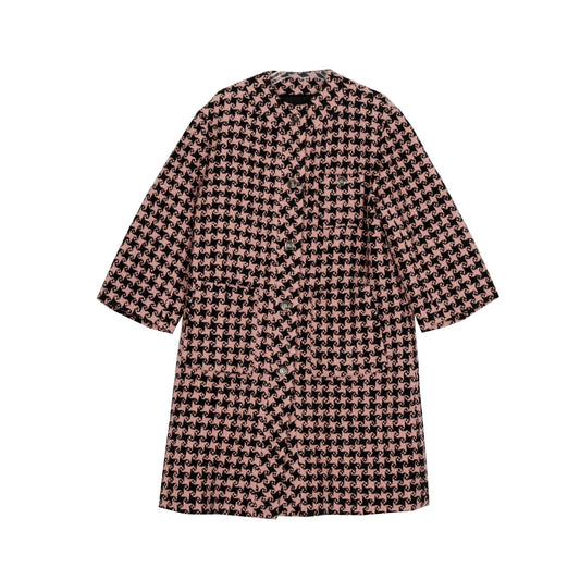 Gucci Houndstooth Check Coat 664249 Size 40 121552595
