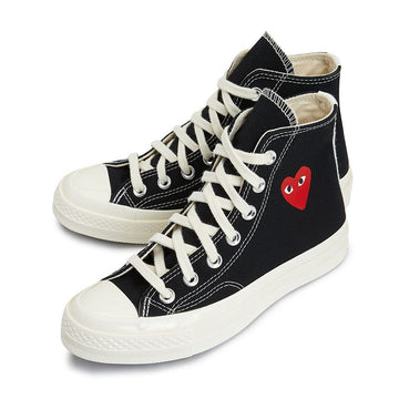 COMME DES GARCONS リトルハート チャック テイラー ハイ スニーカー AZ K129 001 1 122025082