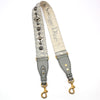 Dior S8520CTZQ Silver Studded Oblique Embroidered Shoulder Strap 122185587 [P]