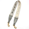 Dior S8520CTZQ Silver Studded Oblique Embroidered Shoulder Strap 122185587 [P]