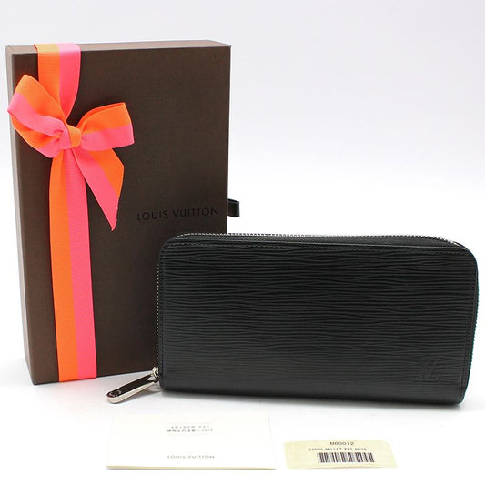 Louis Vuitton Black Epi Leather Zippy Wallet M60072 122185674