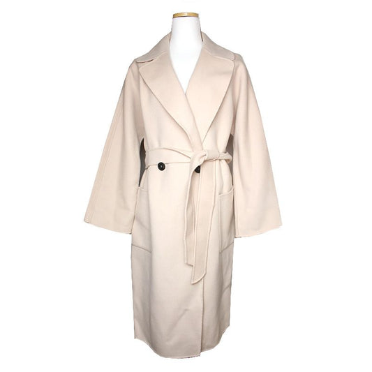 WEEKEND MAXMARA マックスマーラ ウィークエンド オートミール ハンドメイド ベルト付き コート 55, 66 122199073