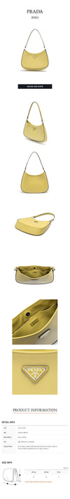Prada Brushed Leather Shoulder Bag 162108464 [P]