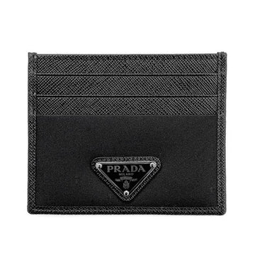 Prada Triangle Logo Re-Nylon Saffiano Leather Card Holder 2MC025 2DMH 98804818