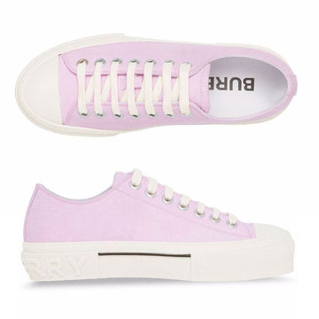 Burberry Embroidered Logo Canvas Low Top Sneakers 8050685 159123314 [P]