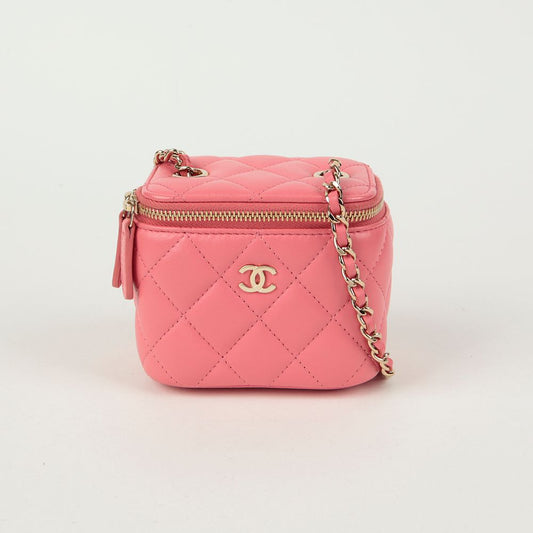 CHANEL ベニティ ミニ コスモティック チェーンクロスバッグ AP1340 121712842