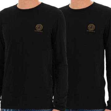 VERSACE Herren 2-teiliges Set langärmeliges T-Shirt AU10197 1A10011 A1008 121705996