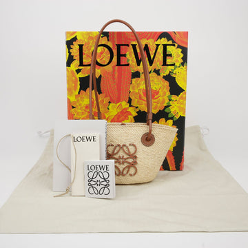 LOEWE A223P64X01 Anagram Mini Basket Tote Bag 142605091