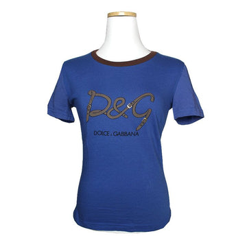 DOLCE & GABBANA ブルーレタリングTシャツ XS 122253488