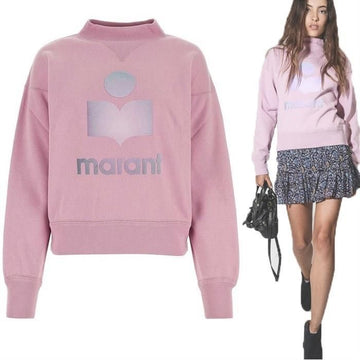 Isabel Marant Etoile Moby Sweatshirt Light Pink A3M56E SW0003FA 122253880
