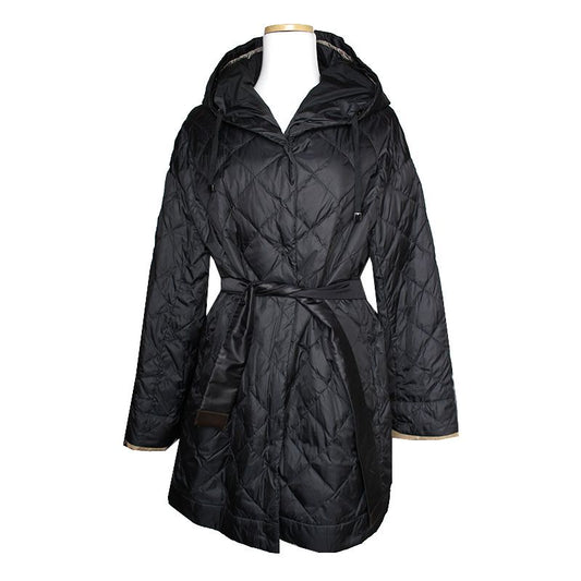 MAXMARA イントレンド ブラック リバーシブル パディング コート 55, 66 122256672