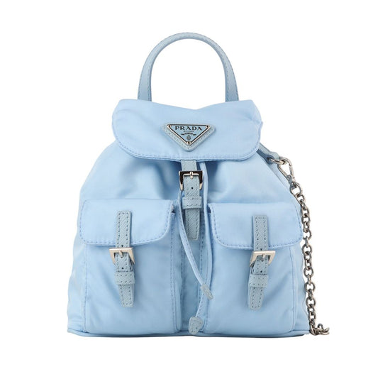 PRADA 1BH029 リナイロン ミニ バックパック チェーン クロスバッグ 34081Y 122294601