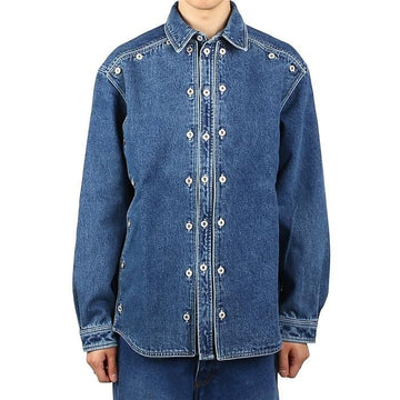 Y Project Button Panel Denim Shirt SHIRT47-S24 NAVY 66502587
