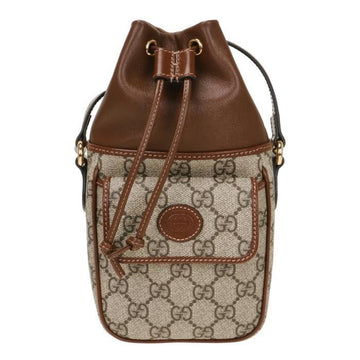 GUCCI Interlocking G GG Mini Bucket Bag stamp: 746303 9AADJ 9745 58778958