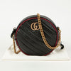 Gucci GG Marmont Mini Round Shoulder Crossbody Bag 122004795 [P]