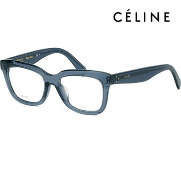 CELINE CL41390F BMP メガネフレーム ラグジュアリー 四角型 クリアブルー アジアフィット 122355769