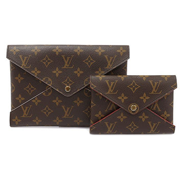 LOUIS VUITTON Monogram Canvas Pochette Kirigami Clutch M62034 122357242