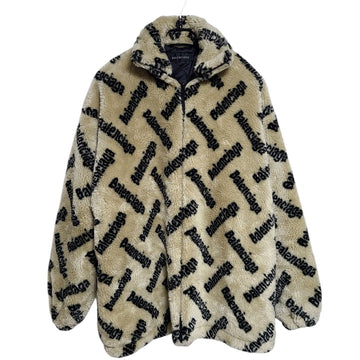 BALENCIAGA マルチロゴオーバーサイズフリースジャケット 622957 TNQ34 1094 122373159