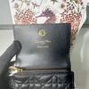 DIOR CARO XS Geldbörse Schwarz S5132UW 64271638 [P]