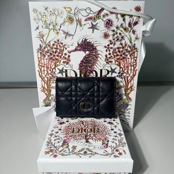 DIOR CARO XS Geldbörse Schwarz S5132UW 64271638