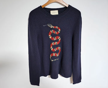 GUCCI S Snake Herrenpullover 429953 X1300 122482789