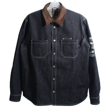 Dior 25SS Archive Label Corduroy Collar Denim Shirt Jacket 513D594A3005 C580 122527880