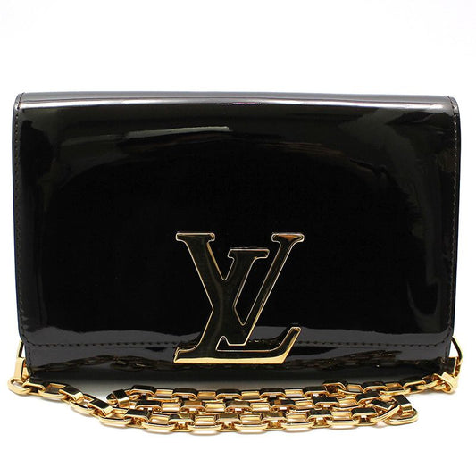Louis Vuitton Amarante Patent Louise GM Chain Shoulder Bag M94425 122534433