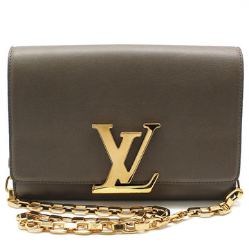 Louis Vuitton Taupe Leather Louise GM Chain Shoulder Bag 12345 122534472