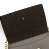 LOUIS VUITTON Tafelfarbene Leder Louise GM Schultertasche mit goldfarbener Kette 122534472 [P]