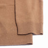 Bottega Veneta Elbow Leather Patch Cashmere Cardigan Camel 816240 V2MM0 7802 122535024 [P]