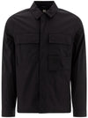 CP Company Metropolis Gabardine Overshirt Black 17CLOS040A 006472A 999 122614673 [P]