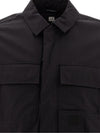 CP Company Metropolis Gabardine Overshirt Black 17CLOS040A 006472A 999 122614673 [P]