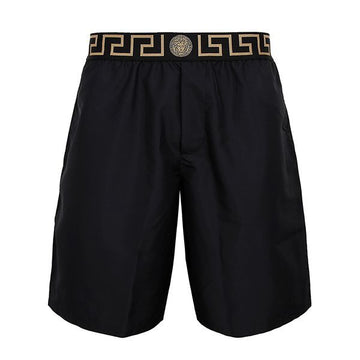 Versace Black Greca Border Swim Shorts A80G 122637698