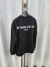 IH NOM UH NIT 彫刻プリントブラックスウェットXXL/110 122642646 [P]