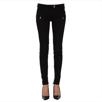 BALMAIN 14FW Medium Rise Biker Jeans 5325 161N C0100 33100638