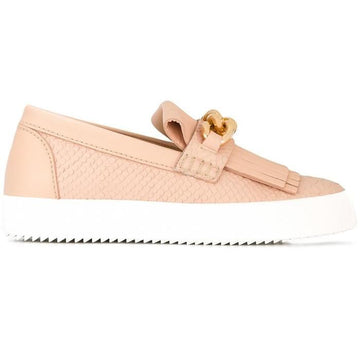 Giuseppe Zanotti 17SS Fringe Vamplush Gold Chain Slip-ons RS7026 002 32924313