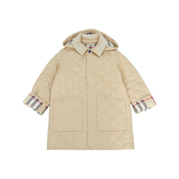BURBERRY キッズ キルティング パディング コート 8092530 A2015 122649666
