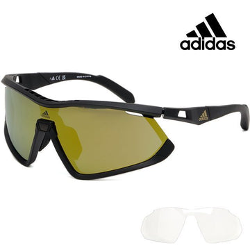 Adidas Sport Sunglasses Yellow Mirror Replacement Lenses Day Night Riding Bike Fishing SP0055 02G 122652367