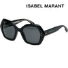 Isabel Marant Sunglasses IM0107GS 807IR Black Oversized Thick Horn Rim Square 122652382 [P]