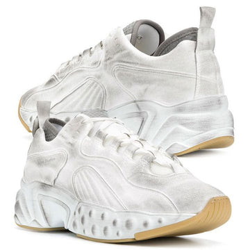 Acne Studios Rockaway Dirty Leather Sneakers White BD0128 100 156959548