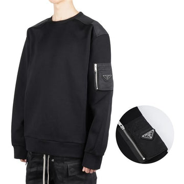 Prada Triangle Logo Pocket Sweatshirt 121708846