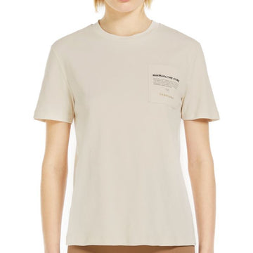 MAXMARA 女性ソックス半袖Tシャツ2419971021600 SAX 016 79621678