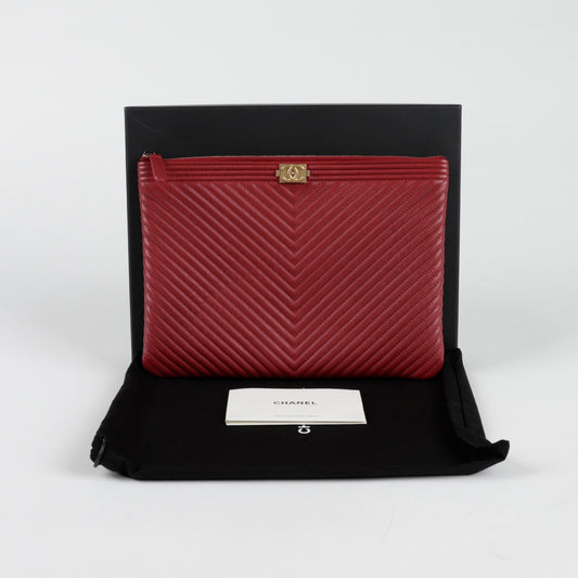 CHANEL Medium Clutch A84406 122214983