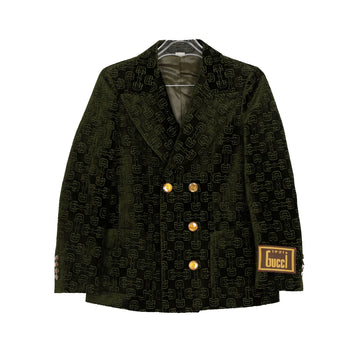 GUCCI 676366 38サイズ ホースビット プリント ジャケット 122436278