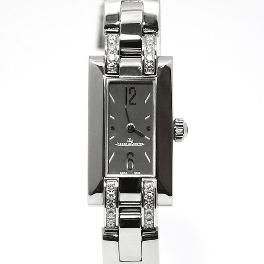 Jaeger-LeCoultre Q4608571 460.8.08 Ideal Diamond Quartz Leather Band Watch 122699372