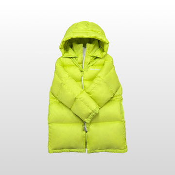 Acne Studios Down Parka Jacket Neon Yellow 55 66 122699547