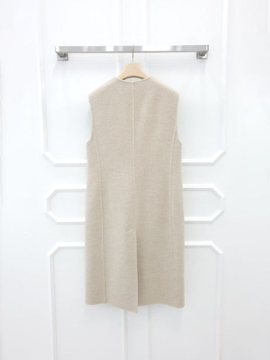 Hermes Cashmere Long Straight Vest H3H0191DBMV 122700028