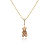 CRYSTAL HAZE NOSTALGIA BEAR-SALT CARAMEL-PAVE CONNECTOR 146712496 [P]
