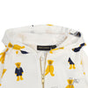 MINI RODINI Kinder Hoodie mit Reißverschluss 2362012010 WEISS 62852602 [P]