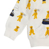MINI RODINI Kinder Hoodie mit Reißverschluss 2362012010 WEISS 62852602 [P]